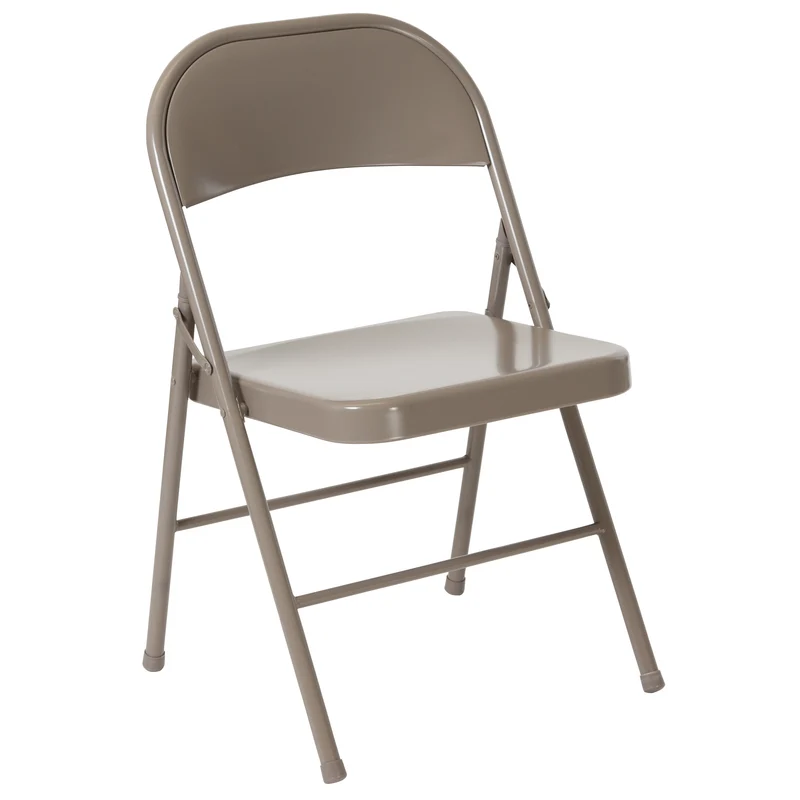 2 Pack Home & Office Double Braced Party Events Steel Metal Folding Chair