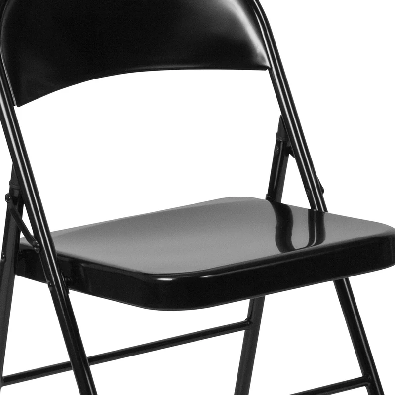 2 Pack Home & Office Double Braced Party Events Steel Metal Folding Chair