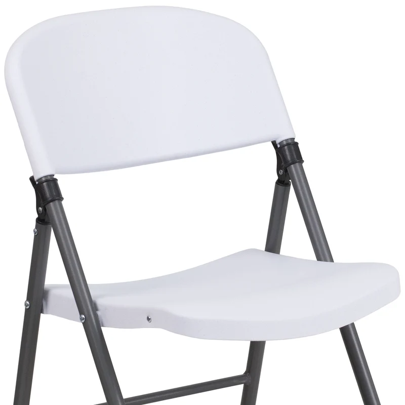 2 Pack Home & Office 330 lb. Capacity Foldable Plastic Chair