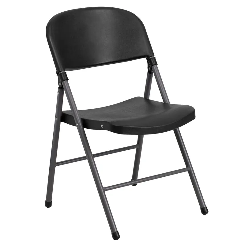 2 Pack Home & Office 330 lb. Capacity Foldable Plastic Chair