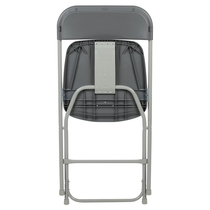 Set of 2 Stackable Folding Plastic Chairs - 650 LB Weight Capacity