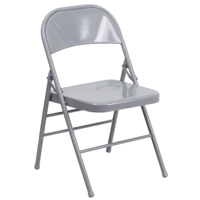 2 Pack Home & Office Portable Party Events Steel Metal Folding Chair