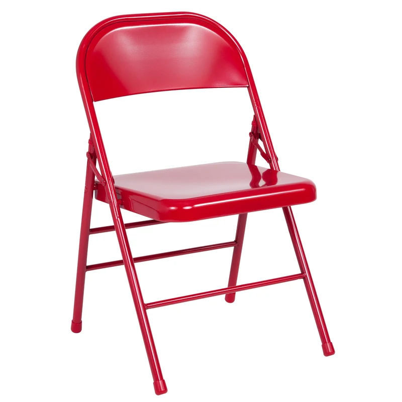 2 Pack Home & Office Portable Party Events Steel Metal Folding Chair