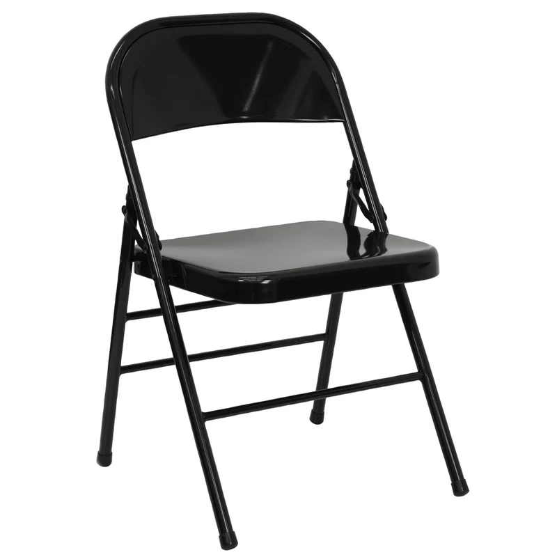 2 Pack Home & Office Portable Party Events Steel Metal Folding Chair