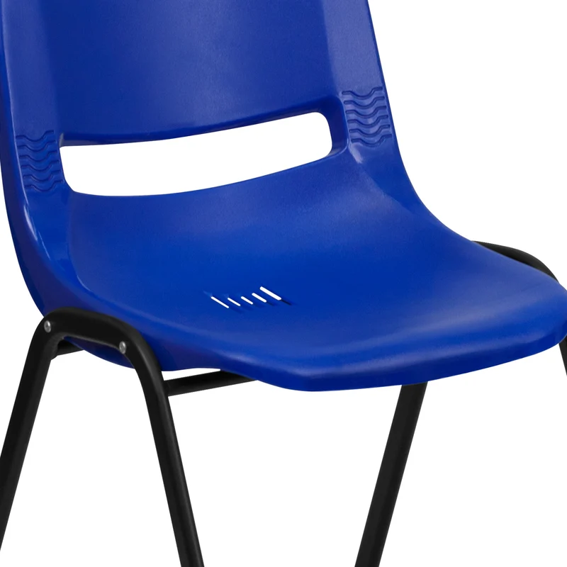 Ergonomic Kid's Shell Stack Chair - 14" Seat Daycare Home School