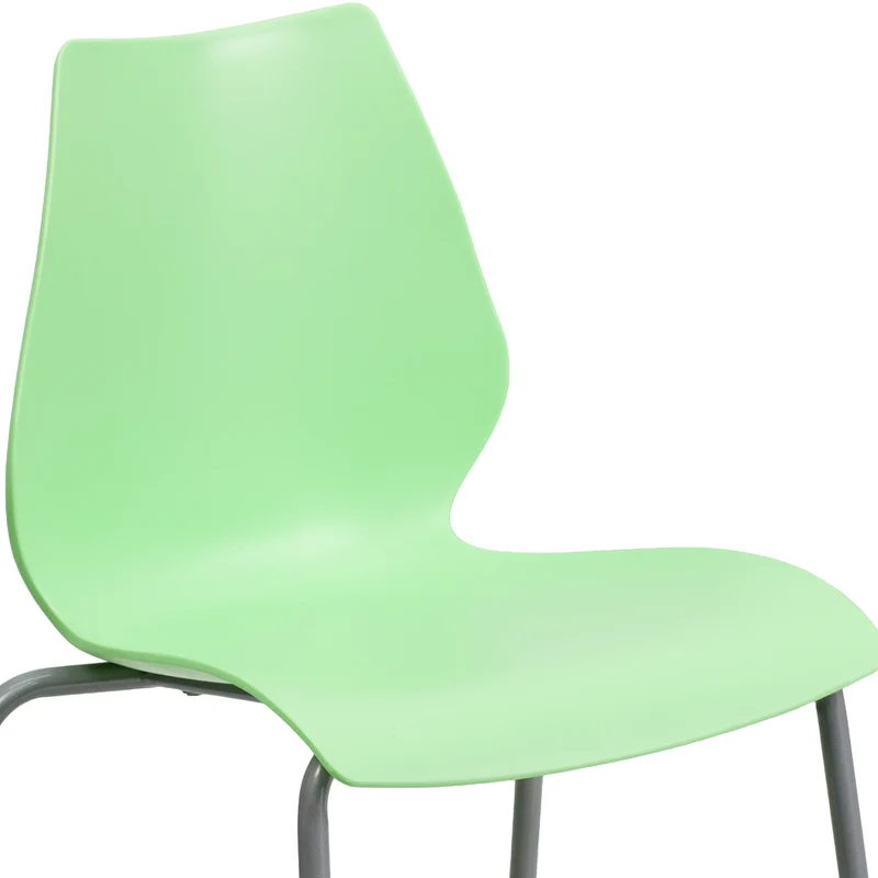 Multipurpose Home Office Stack Chair with Lumbar Support