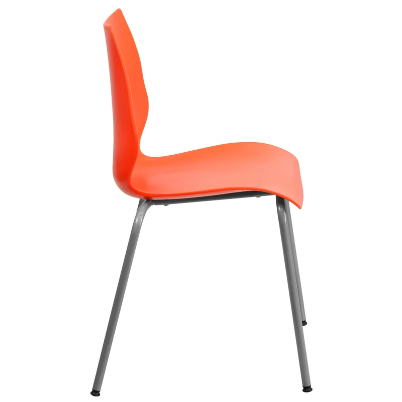 Multipurpose Home Office Stack Chair with Lumbar Support