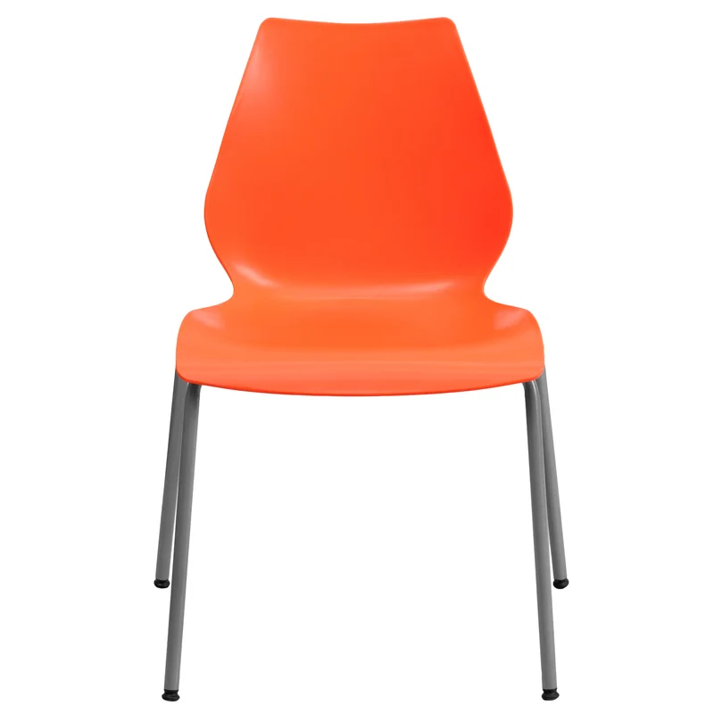 Multipurpose Home Office Stack Chair with Lumbar Support