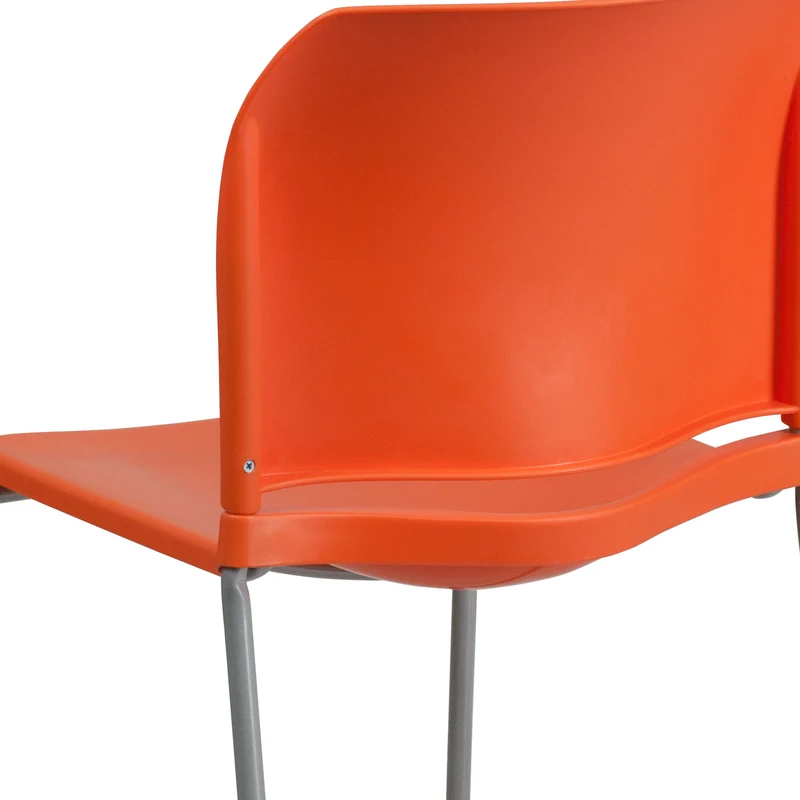 Home and Office Guest Chair Full Back Contoured Sled Base Stack Chair