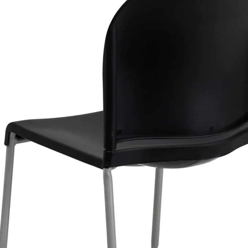 Home and Office Guest Chair Full Back Contoured Sled Base Stack Chair
