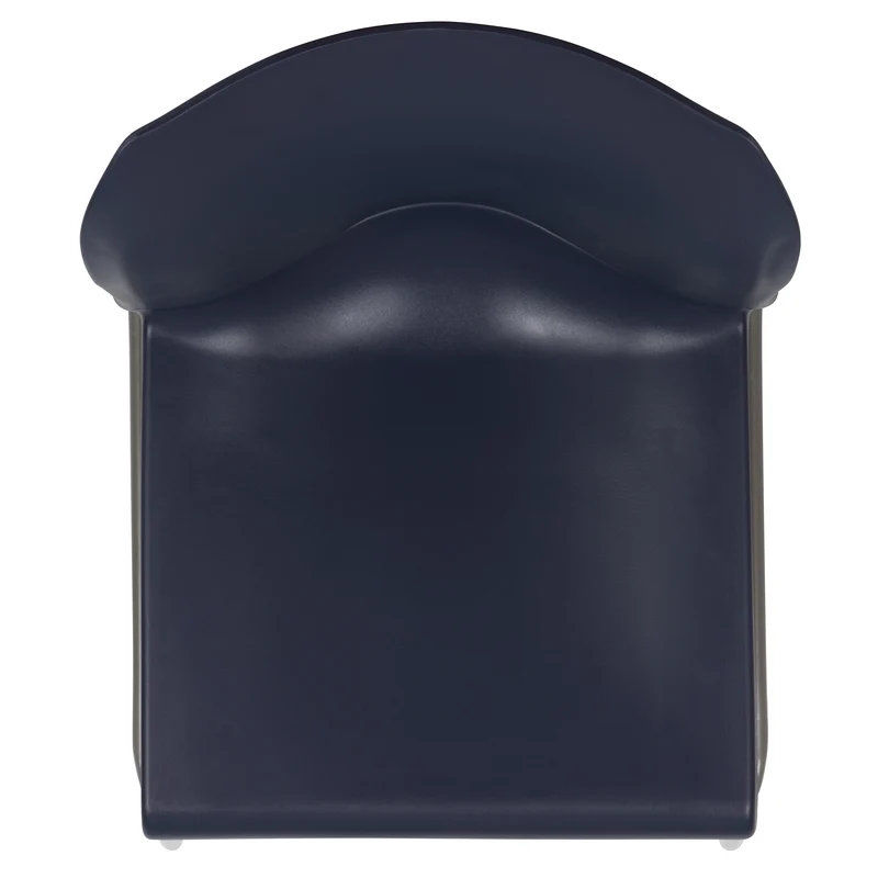 Home and Office Guest Chair Full Back Contoured Sled Base Stack Chair