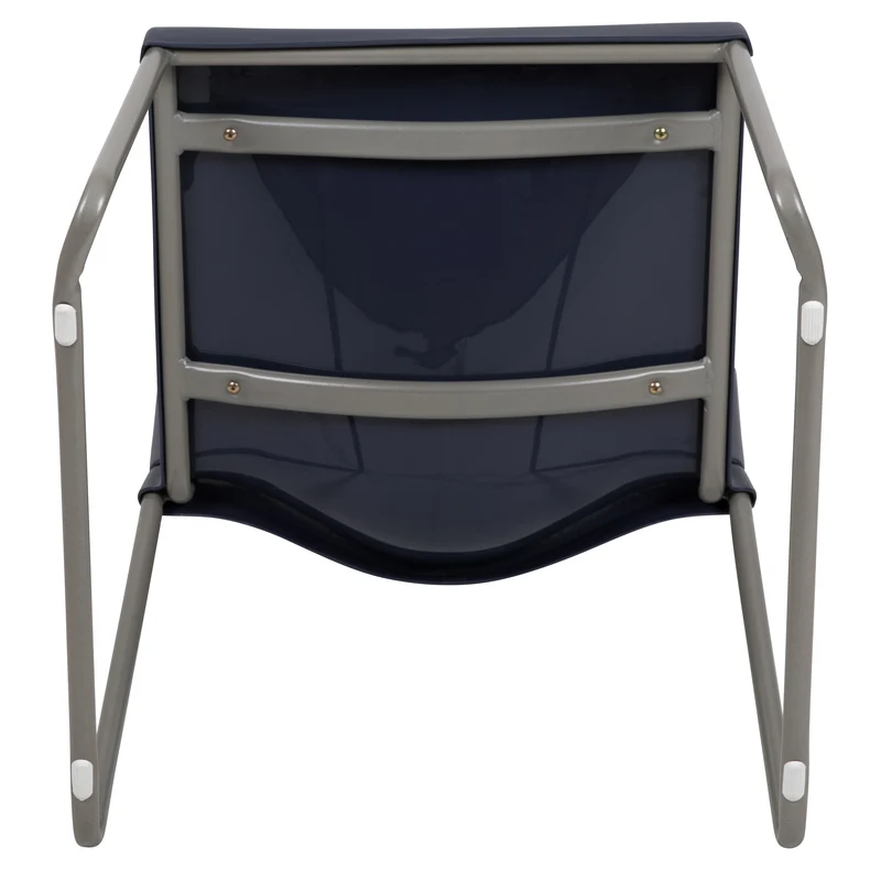 Home and Office Guest Chair Full Back Contoured Sled Base Stack Chair