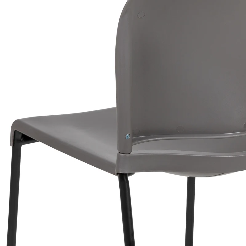 Home and Office Guest Chair Full Back Contoured Sled Base Stack Chair