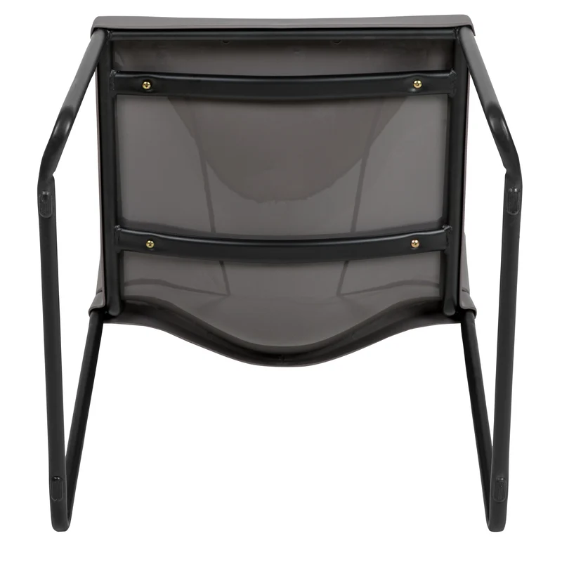 Home and Office Guest Chair Full Back Contoured Sled Base Stack Chair