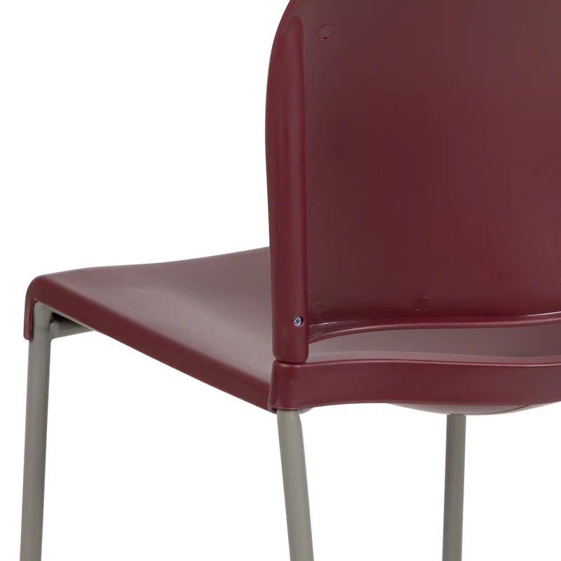 Home and Office Guest Chair Full Back Contoured Sled Base Stack Chair