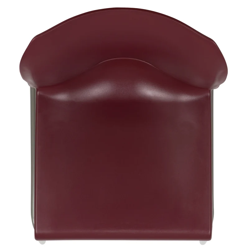 Home and Office Guest Chair Full Back Contoured Sled Base Stack Chair