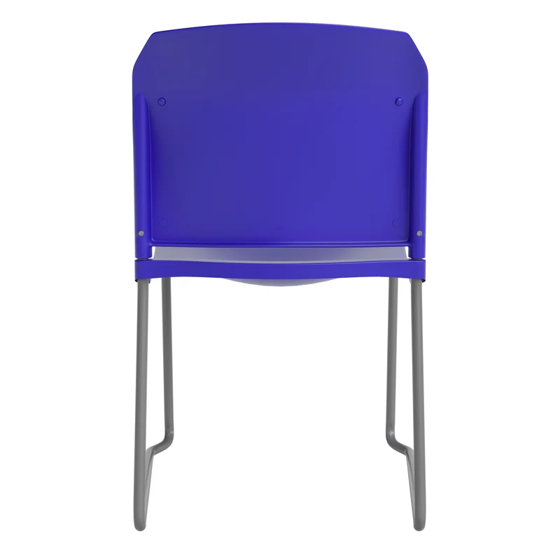 Home and Office Guest Chair Full Back Contoured Sled Base Stack Chair