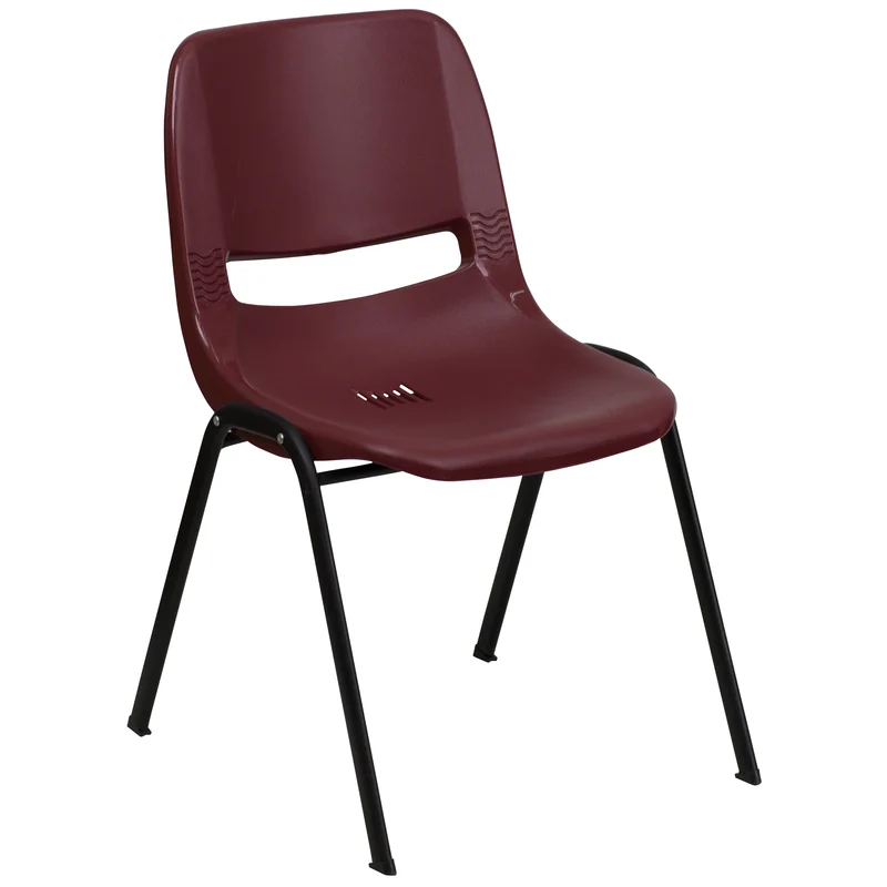 Ergonomic Shell Student Stack Chair - Classroom Chair / Office Guest Chair