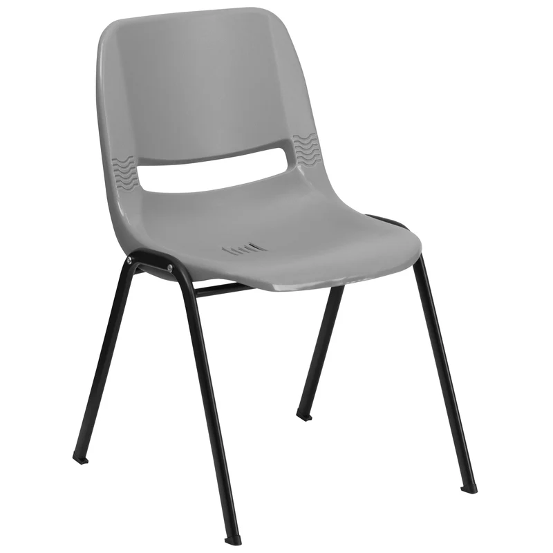 Ergonomic Shell Student Stack Chair - Classroom Chair / Office Guest Chair