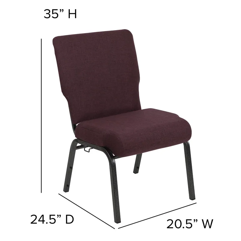 20.5 in. Molded Foam Church Chair
