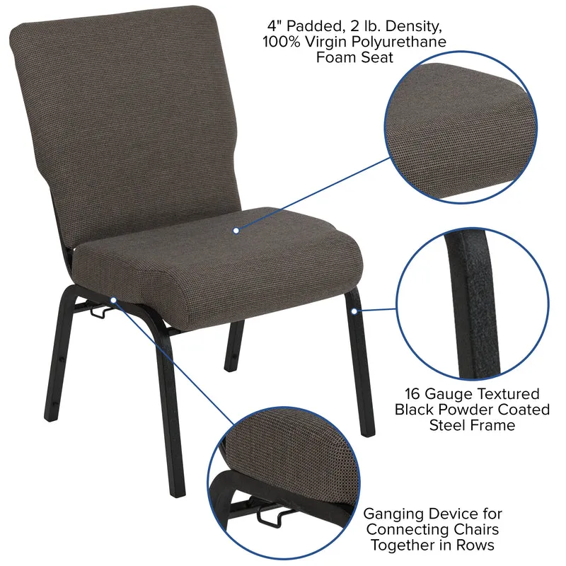 20.5 in. Molded Foam Church Chair