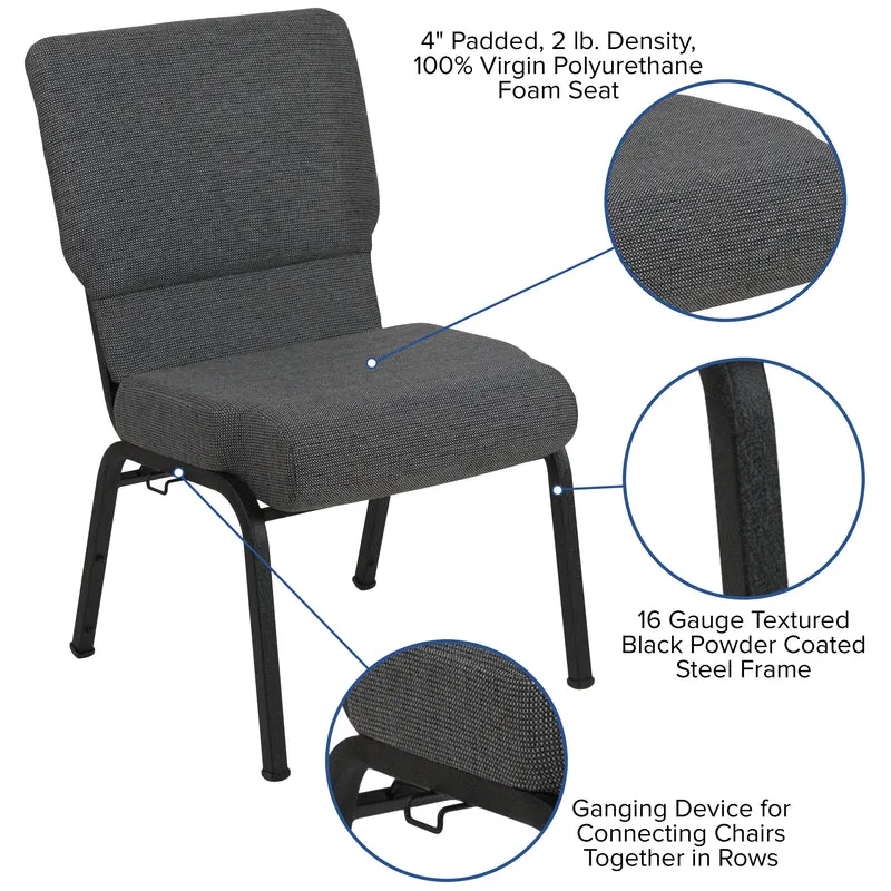 20.5 in. Molded Foam Church Chair