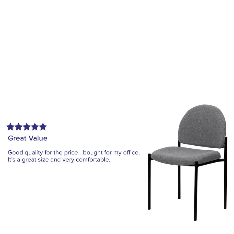 Comfort Stackable Steel Side Reception Chair