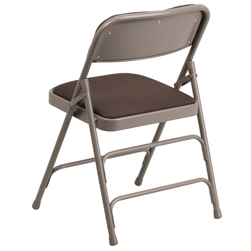 2 Pack Home & Office Party Events Fabric Padded Metal Folding Chair