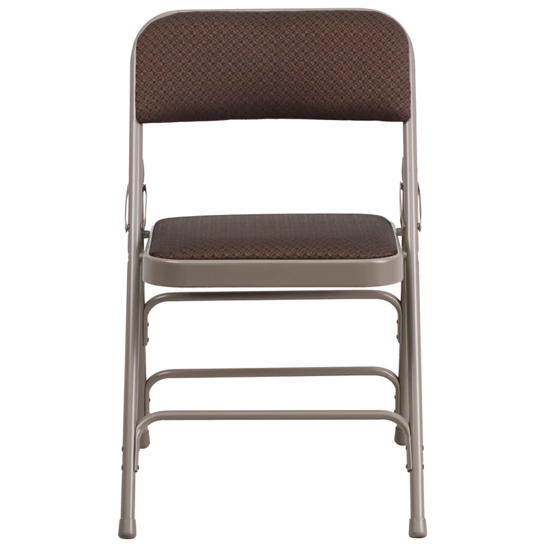 2 Pack Home & Office Party Events Fabric Padded Metal Folding Chair