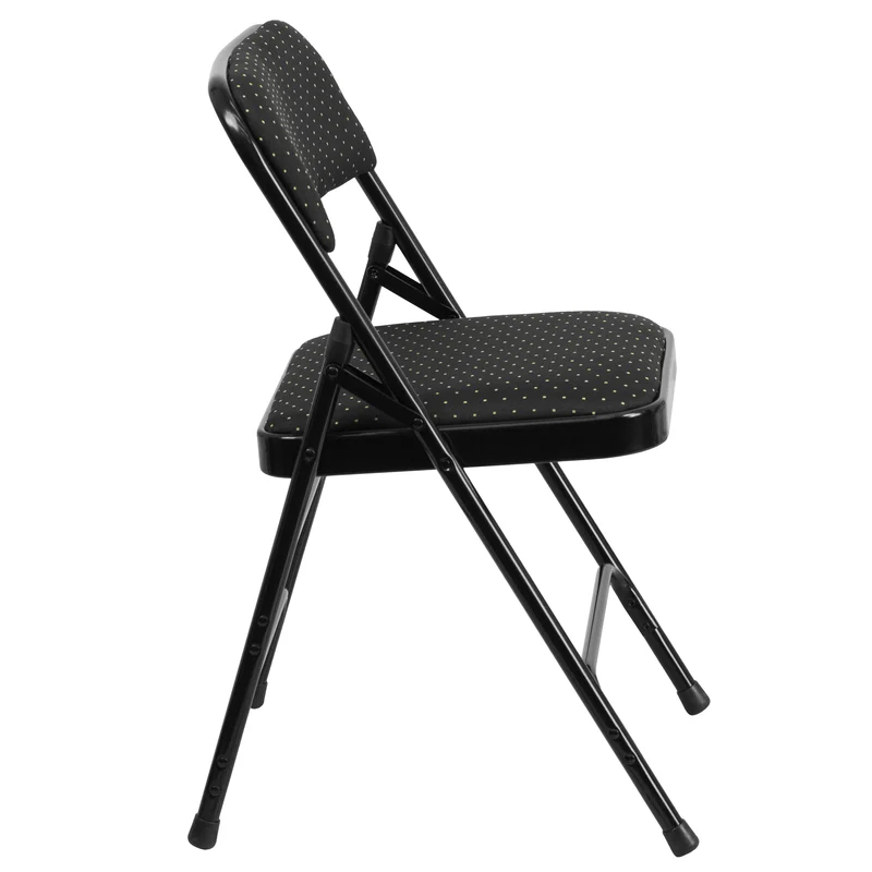 2 Pack Home & Office Party Events Fabric Padded Metal Folding Chair