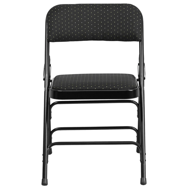 2 Pack Home & Office Party Events Fabric Padded Metal Folding Chair