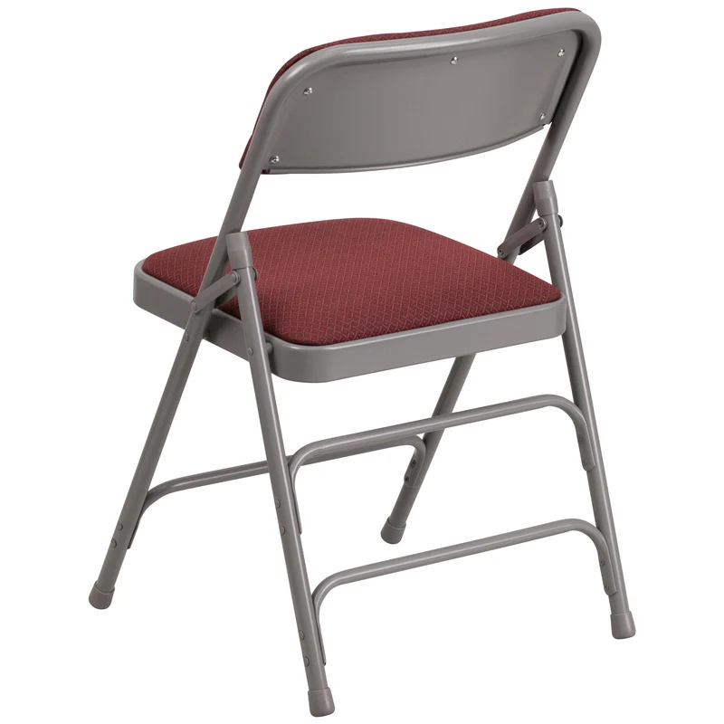 2 Pack Home & Office Party Events Fabric Padded Metal Folding Chair