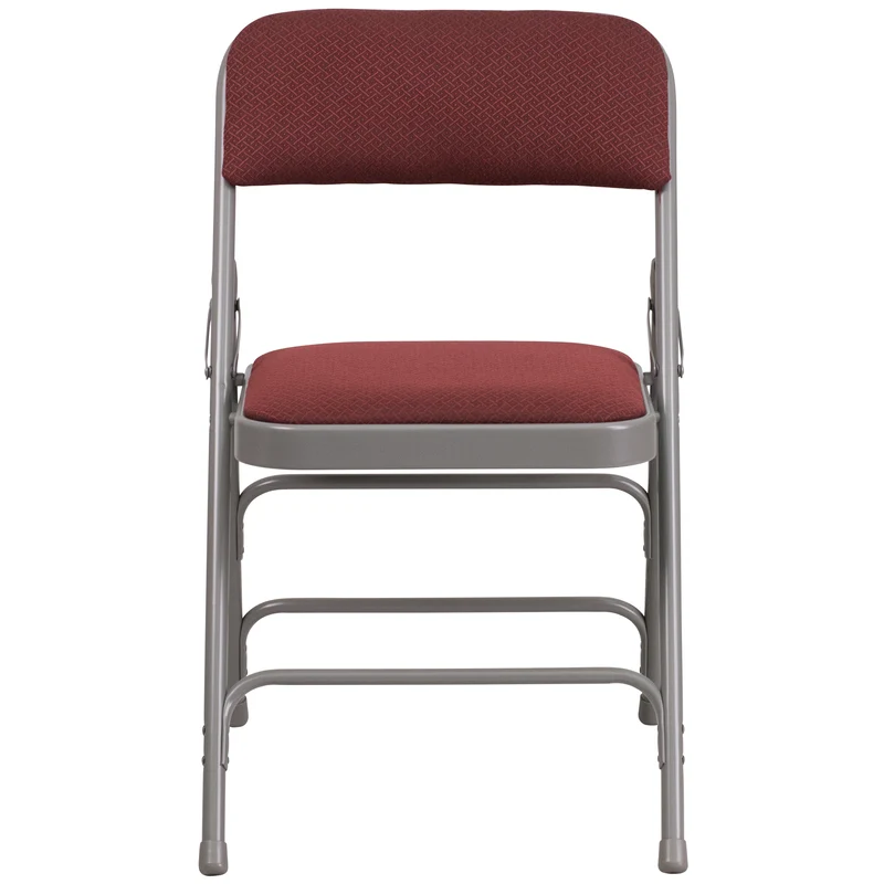 2 Pack Home & Office Party Events Fabric Padded Metal Folding Chair