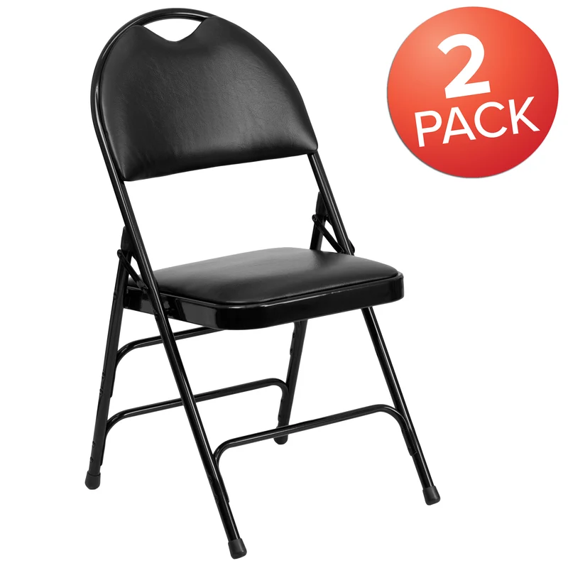 2 Pack Home & Office Easy-Carry Party Events Padded Folding Chair