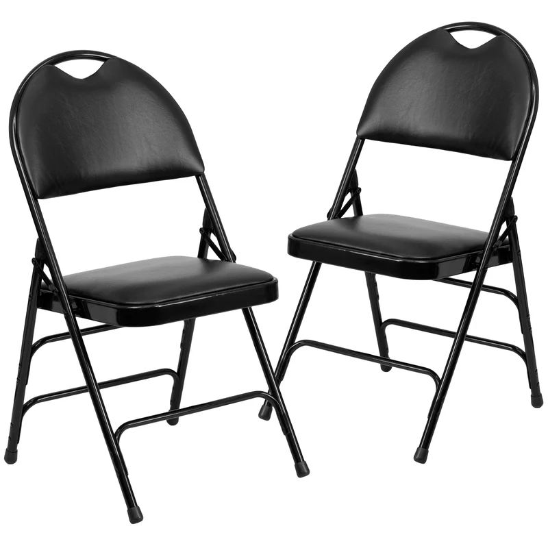 2 Pack Home & Office Easy-Carry Party Events Padded Folding Chair