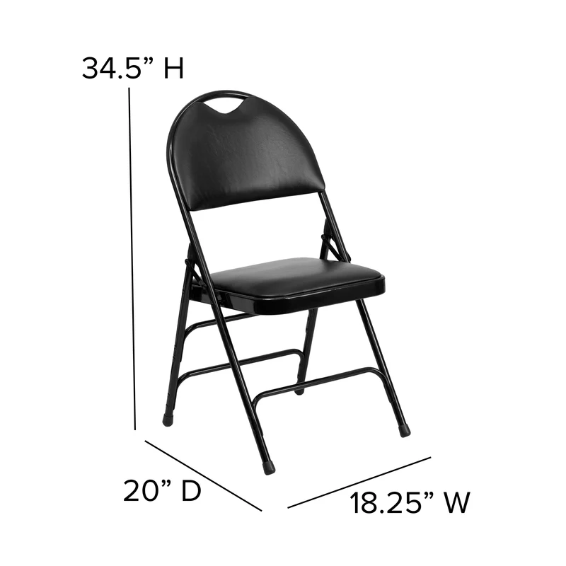 2 Pack Home & Office Easy-Carry Party Events Padded Folding Chair