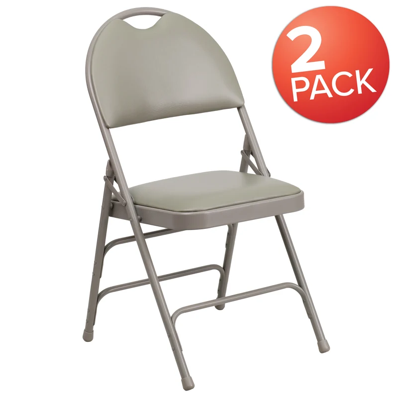 2 Pack Home & Office Easy-Carry Party Events Padded Folding Chair