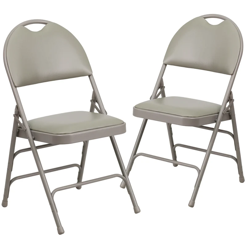 2 Pack Home & Office Easy-Carry Party Events Padded Folding Chair
