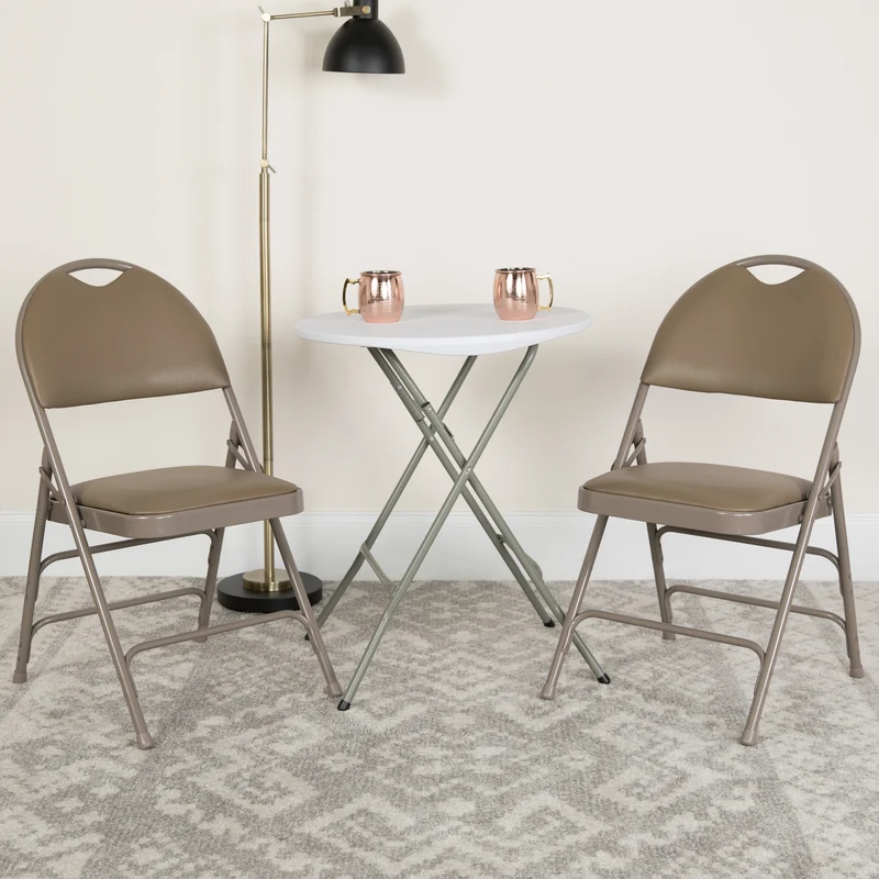 2 Pack Home & Office Easy-Carry Party Events Padded Folding Chair
