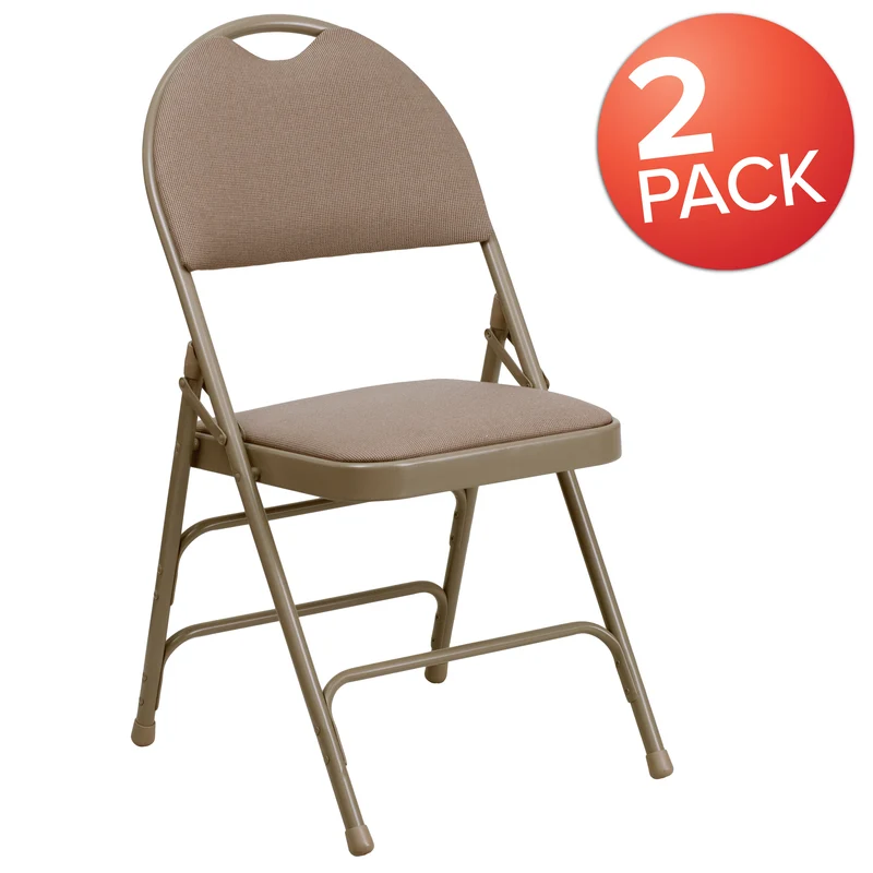 2 Pack Home & Office Easy-Carry Party Events Padded Folding Chair