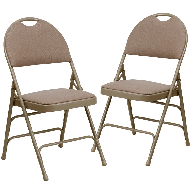2 Pack Home & Office Easy-Carry Party Events Padded Folding Chair