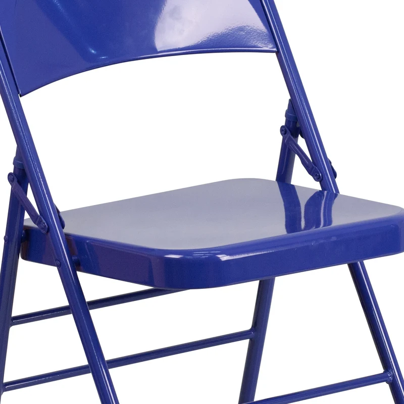 2 Pack Home & Office Colorful Metal Folding Chair Teen and Event Seating
