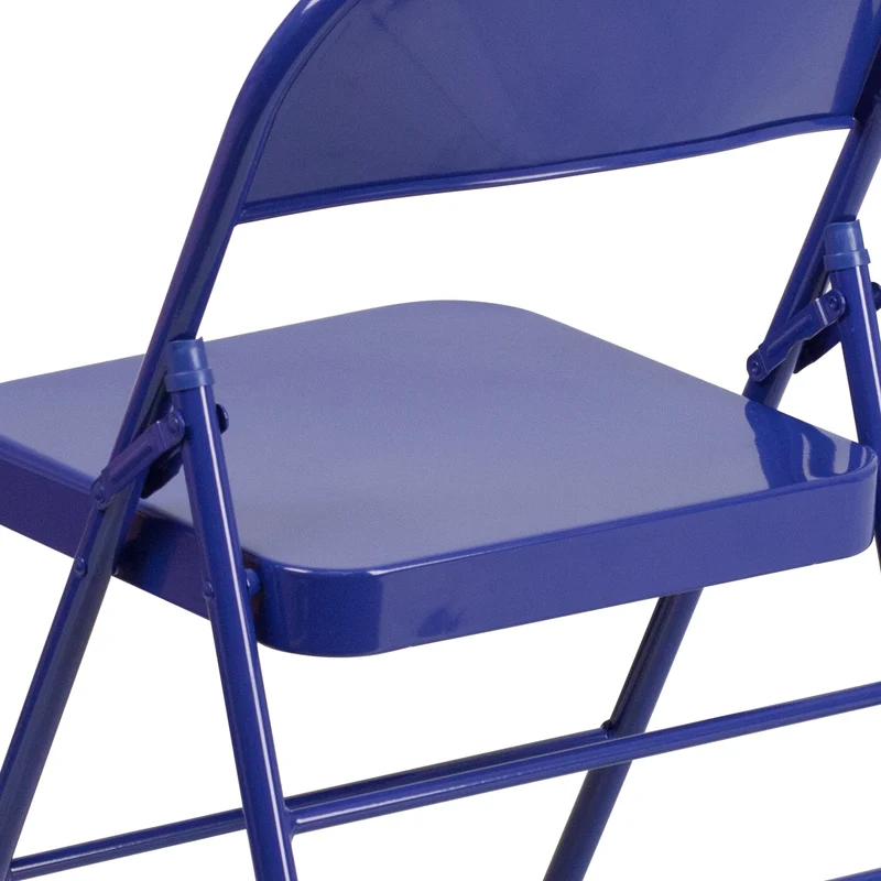 2 Pack Home & Office Colorful Metal Folding Chair Teen and Event Seating