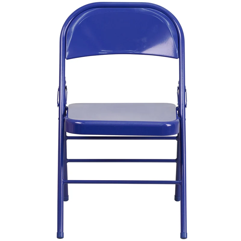 2 Pack Home & Office Colorful Metal Folding Chair Teen and Event Seating