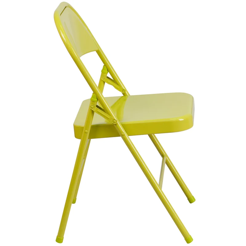 2 Pack Home & Office Colorful Metal Folding Chair Teen and Event Seating