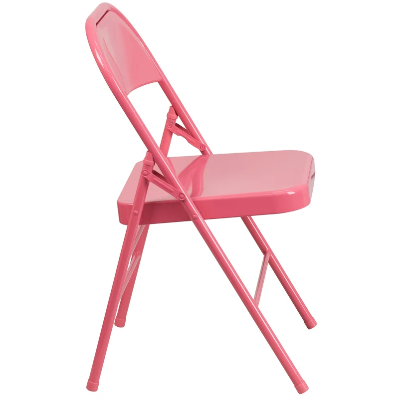 2 Pack Home & Office Colorful Metal Folding Chair Teen and Event Seating