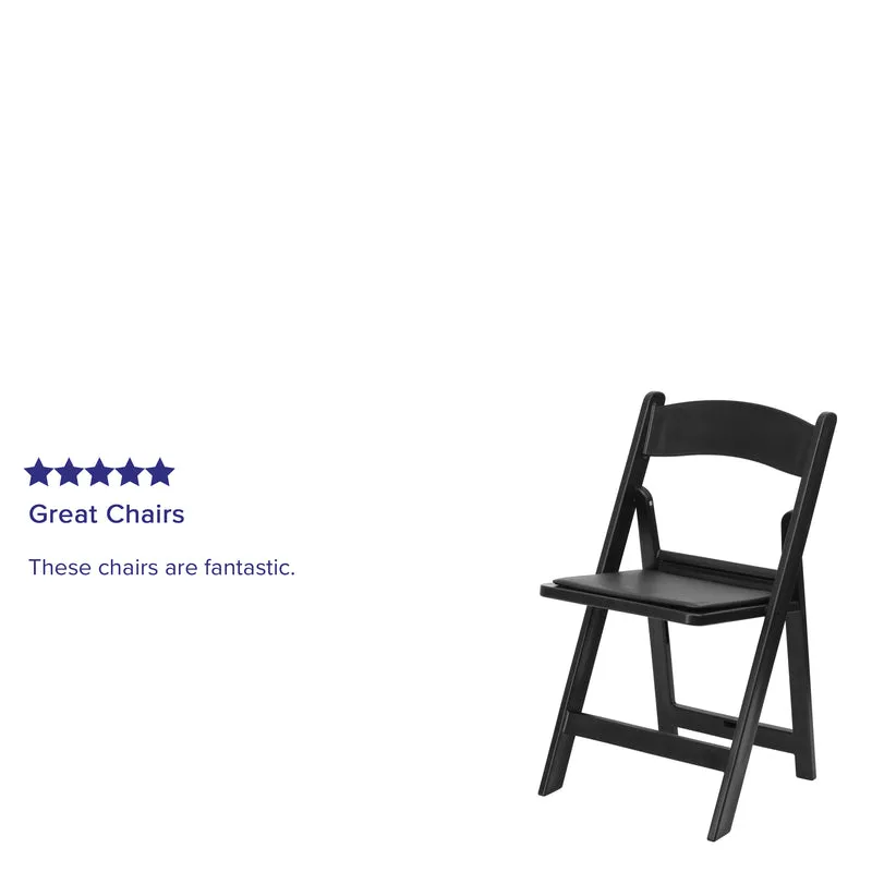 Folding Chair - Resin– 2 Pack 1000LB Weight Capacity Event Chair