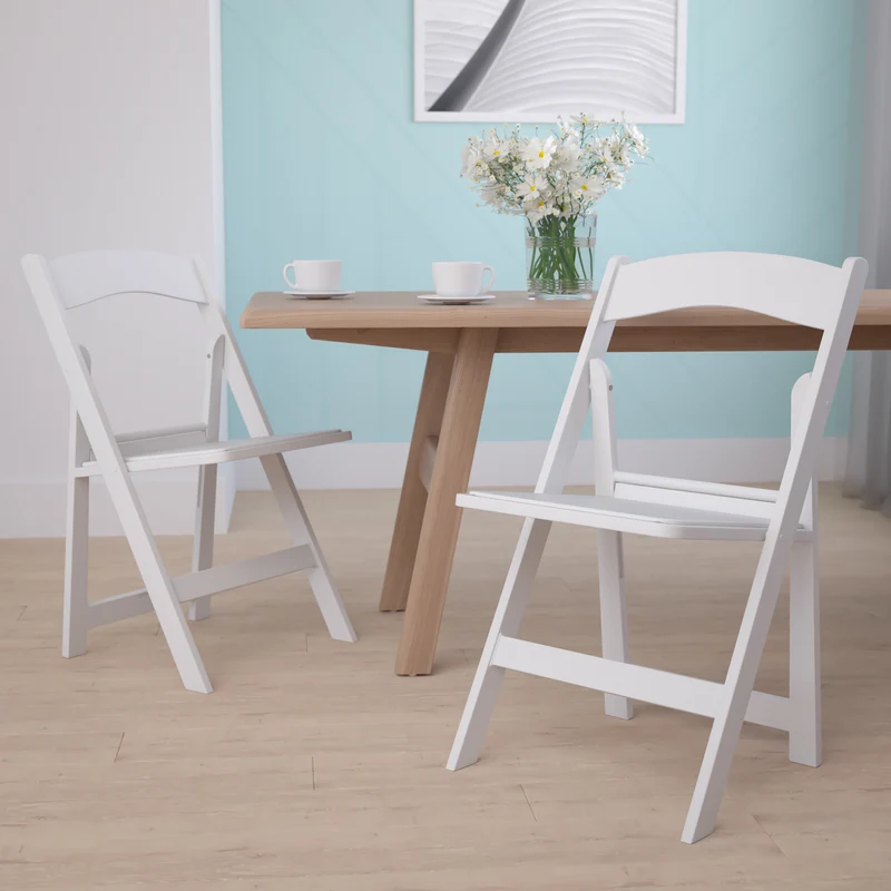 Folding Chair - Resin– 2 Pack 1000LB Weight Capacity Event Chair