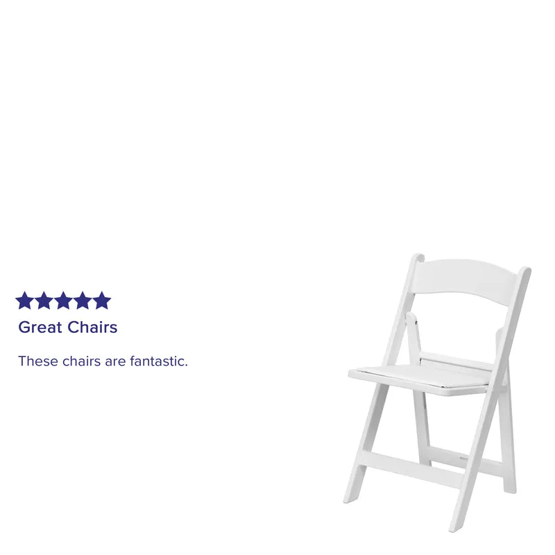 Folding Chair - Resin– 2 Pack 1000LB Weight Capacity Event Chair