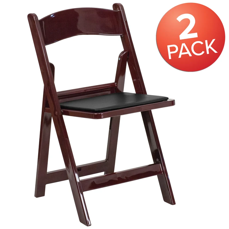 Folding Chair - Resin– 2 Pack 1000LB Weight Capacity Event Chair